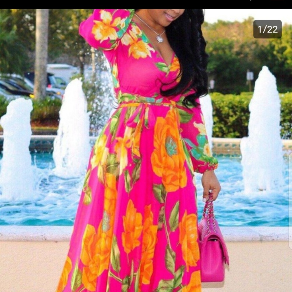 XXL Floral Maxi